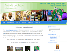 Tablet Screenshot of ananda-boutique.org